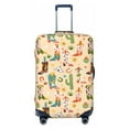 thumbnail image 1 of Cauagu Groovy American Western Footwear Print Travel Luggage Cover,Travel Dust-proof Suitcase Cover Softside Suitcase Protector for 18-32inch,Not Included Suitcase, 1 of 8