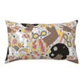 Cauagu Groovy Disco Print Pillowcase with Envelope Closure,Soft Pillow