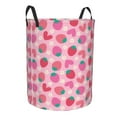 Cauagu Haear Strawberry for Laundry Basket,Collapsible Organizer Basket