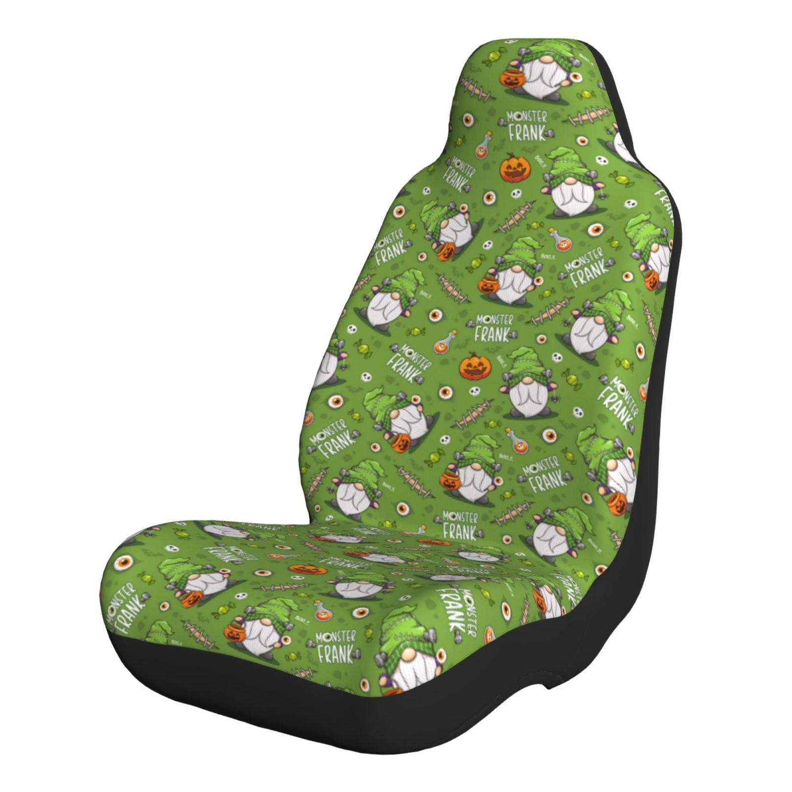 Cauagu Halloween Monster Gnome Print Car Seat Covers,Universal ...