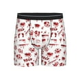 thumbnail image 1 of Cauagu Halloween Print Men's Boxer Briefs, Funny & Cute Underwear Elastic Waistband Briefs Ideal Gift for Men,1-Pack, 1 of 1