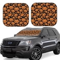 thumbnail image 1 of Cauagu Halloween Pumpkins Cauagu {designName} Print Foldable Car Windshield Sun Shade | Front Windshield Shade for Sun | Fits Small Sedans, Mini SUVs, Hatchbacks-Medium, 1 of 6