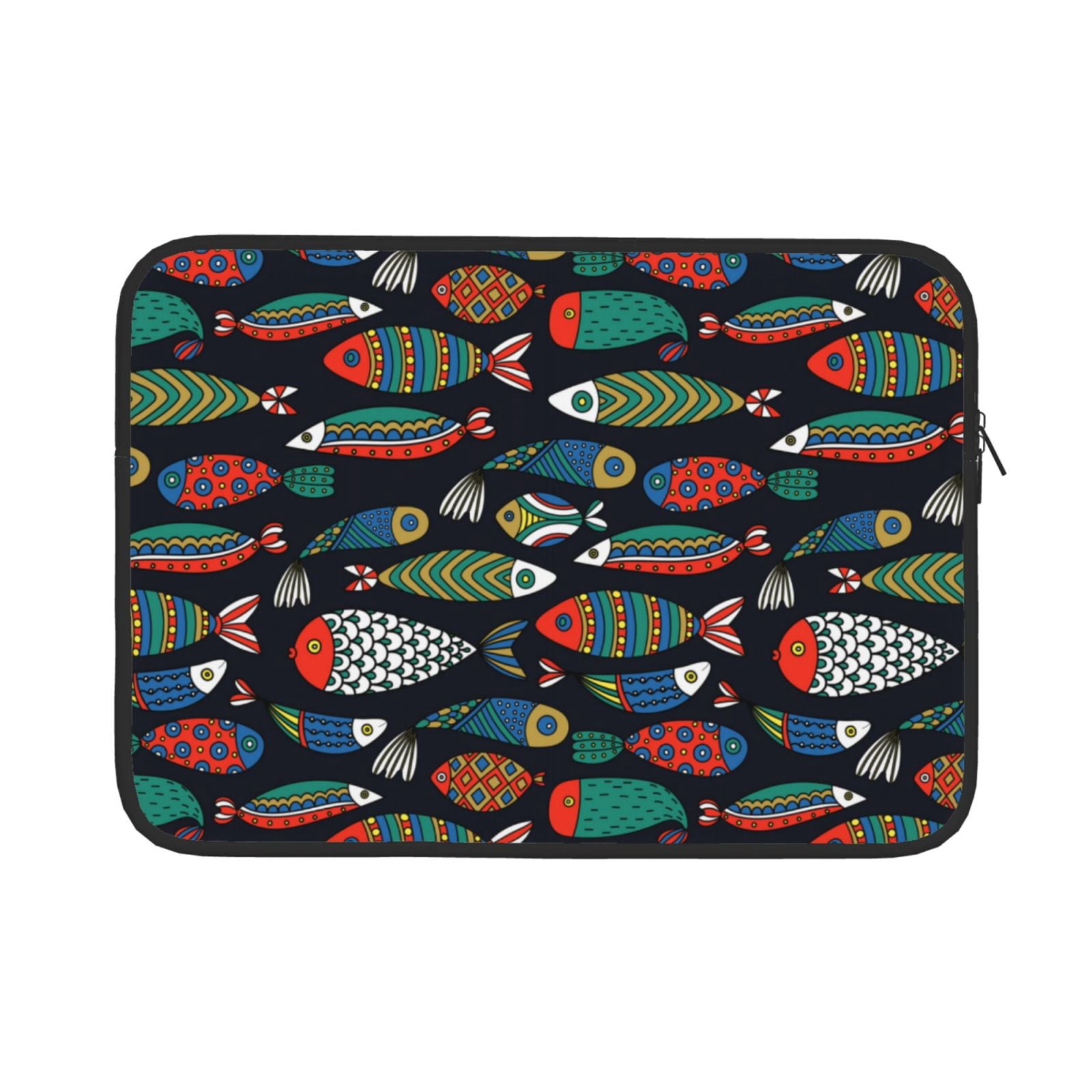 Ombra Laptop Shoulder Bag - Colorful Paw Print Pattern, Fits Up To 16" Laptops - View #7