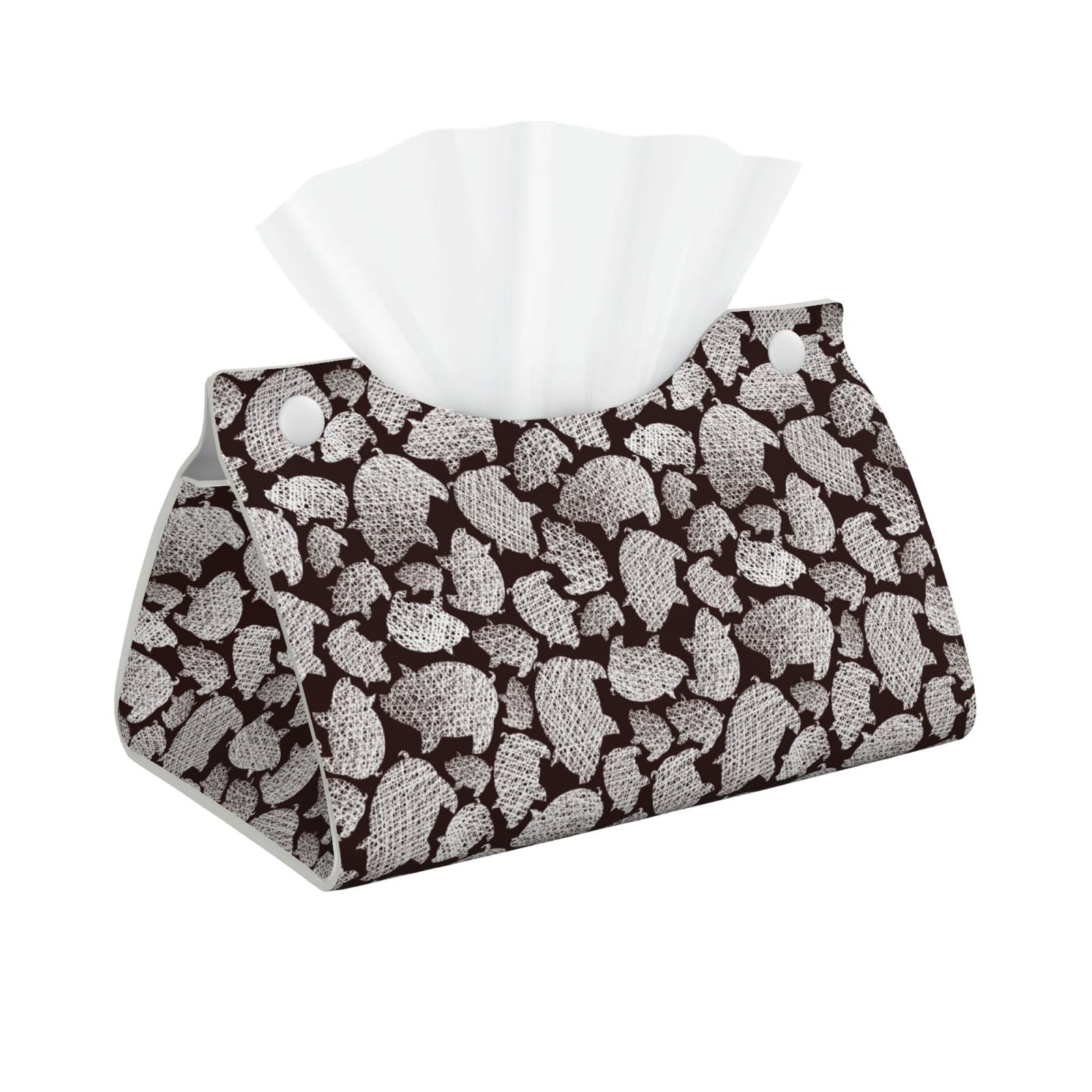Large Rectangular Tissue Box Cover Cauagu Hand Drawn Pig for Large Tissue Box Cover Rectangular–Plus Size ...