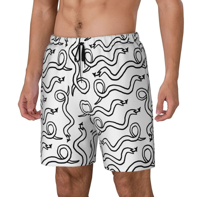 BFYSFBAIG Pantaloncini Da Bagno Uomo Costume In Mare Costumi Da Bagno Uomo Piscina Boxer Con Tasche Vintage Pantaloncini Uomo Estivi Rinj11 Bianco 5xl 121604786