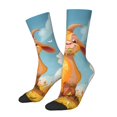thumbnail image 1 of Cauagu Happy Goat In Meadow Print Crew Socks for Women and Men,Adult Athletic Running Socks 1-Pair Sports Socks Work Gear Socks with Moisture Wicking, 1 of 6