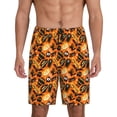 thumbnail image 1 of Cauagu Happy Halloween1 Print Pajama Bottoms for Men Sleep Pajama Shorts Elastic Waistband Sleep Pajama Short Men's PJ Shorts -XX-Large, 1 of 6