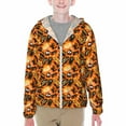 thumbnail image 1 of Cauagu Happy Halloween1 Print Sun Protection Jacket for Teen,Full-Zipper Long Sleeve Sun Shirts with Pockets UV Hoodie Shirts Outdoor Athletic Jacket-XX-Large, 1 of 7
