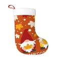 thumbnail image 1 of Cauagu Happy Thanksgiving Three Gnomes for Christmas Stockings,1-Pack Large Xmas Stocking Holiday and Farmhouse Stocking Fit for Christmas Holiday Party Decoration(17.7*11 Inch), 1 of 7