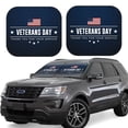 thumbnail image 1 of Cauagu Happy Veterans Day Cauagu {designName} Print Foldable Car Windshield Sun Shade | Front Windshield Shade for Sun | Fits Small Sedans, Mini SUVs, Hatchbacks-Large, 1 of 6