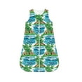 Cauagu Hawaii Palms for Infant Wearable Blanket,Unisex, Girl, Boy