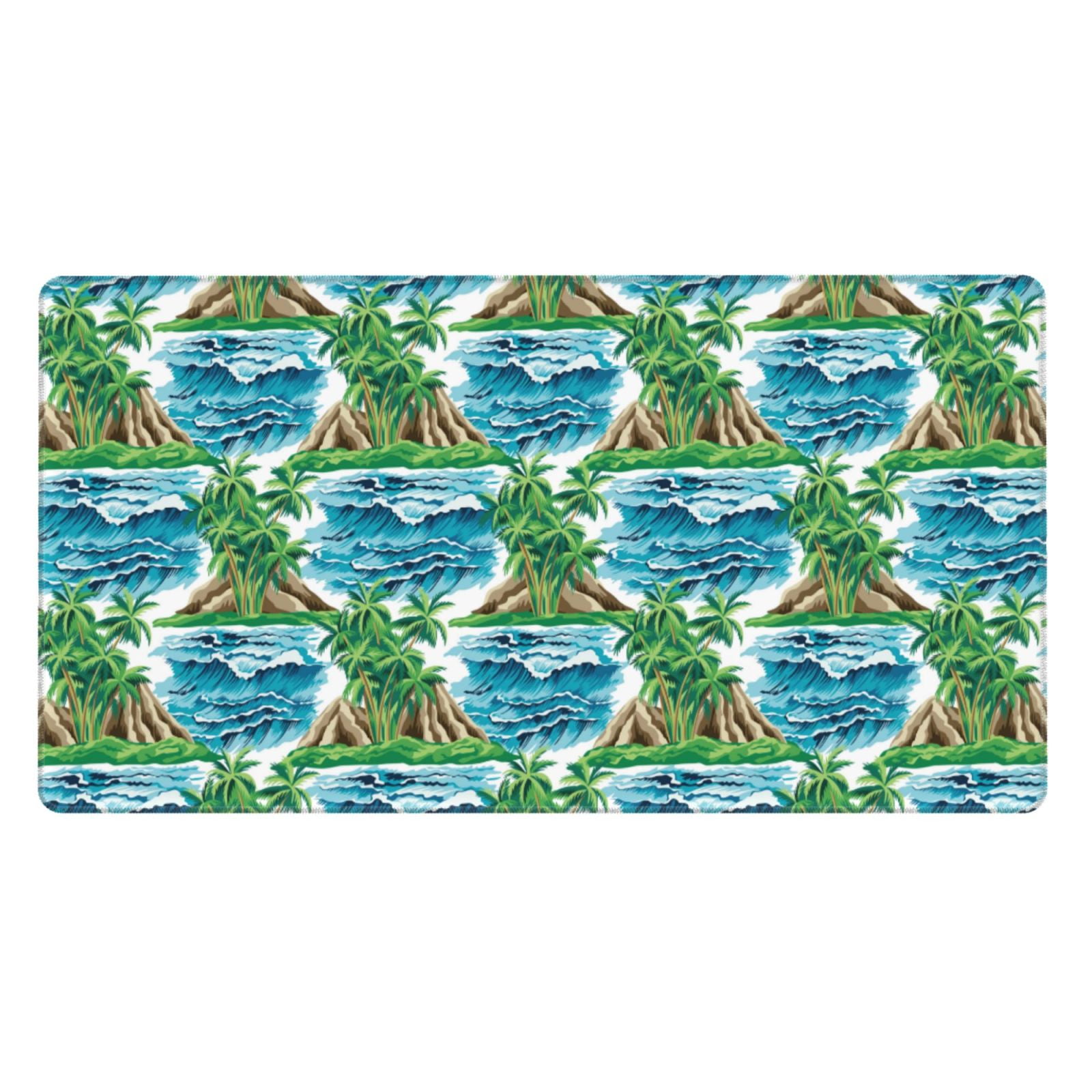 Cauagu Hawaii Palms for Large Mouse Pad,XXL Extended Gaming Mouse Mat
