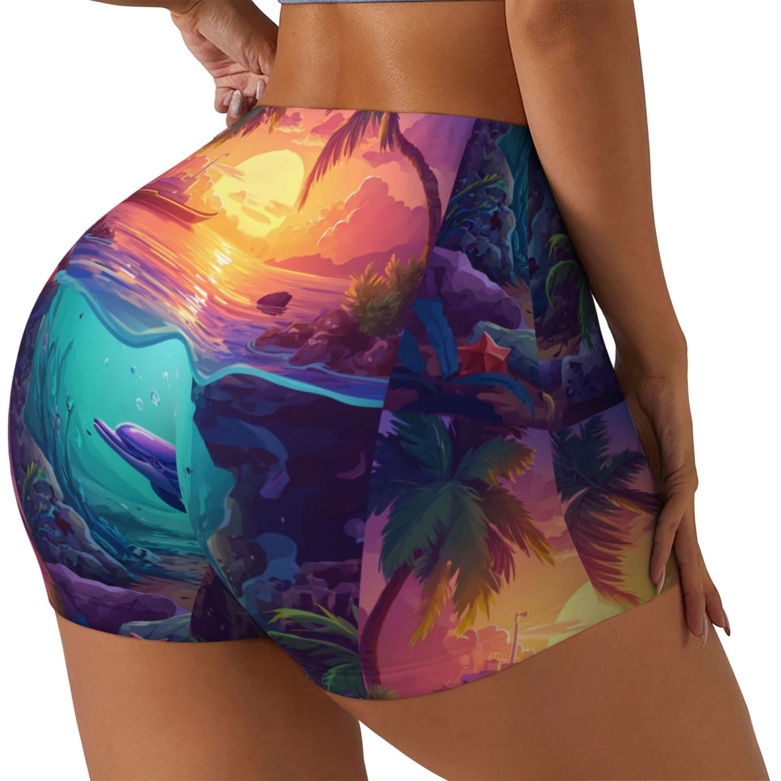 Workout Shorts- Alligator