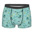 thumbnail image 1 of Cauagu Hawaiian Style Print Boxer Briefs for Men,Comfortable Breathable Men's Underwear Moisture Wicking Underpants -X-Large, 1 of 8