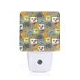 thumbnail image 1 of Cauagu Hawaiian Style Print LED Nightlight,0.5W Night Lights Plug into Wall 1 Pack with Dusk-to-Dawn Light Sensor Soft Glow Lamp for Bathroom Adult Hallway-EU, 1 of 7