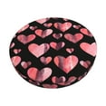 thumbnail image 1 of Cauagu Hearts Print Round Stool Covers,Seat Cushion for Round Bar Stool Chair Seat Cover for Bar Round Chair Fits for 12/13/14in Bar Stool Cushion, 1 of 7