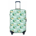 thumbnail image 1 of Cauagu Horse And Flower Print Travel Luggage Cover,Travel Dust-proof Suitcase Cover Softside Suitcase Protector for 18-32inch,Not Included Suitcase, 1 of 8