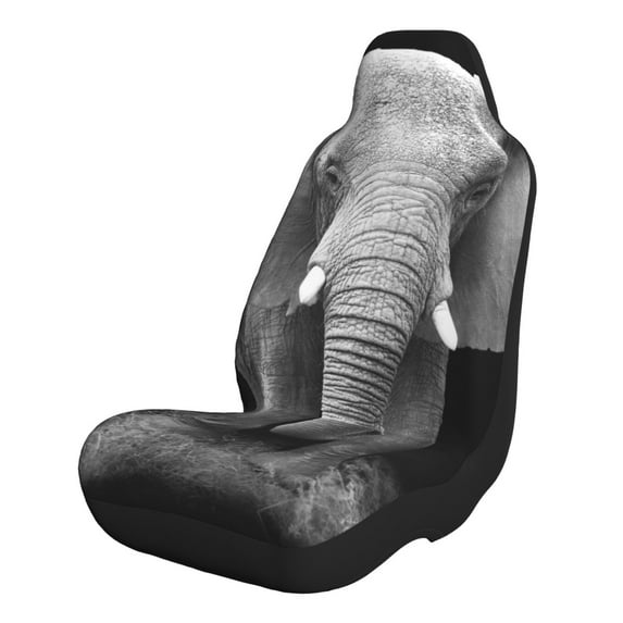 Cauagu Indian Elephant Print Car Seat Covers,Universal Automotive Seat Covers Car Seat Protectors Easy to Install Car Cover Car Accessories Auto rucks Van & SUV-1