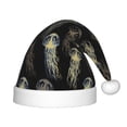 thumbnail image 1 of Cauagu Jellyfish Pattern Christmas Hat for Kids,Xmas Holiday Hat Santa Hat for Boys & Girls Festive Headwear Accessories for Christmas/New Year/Holiday, 1 of 6