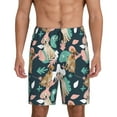 thumbnail image 1 of Cauagu Labrador Retriever Dog Print Pajama Bottoms for Men Sleep Pajama Shorts Elastic Waistband Sleep Pajama Short Men's PJ Shorts -Medium, 1 of 6