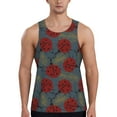 thumbnail image 1 of Cauagu Ladybug Print Men's Sleeveless Muscle Shirts,Tank Tops Quick Dry Workout Tank Top Gym Muscle Tee Fitness Bodybuilding T Shirt for Men-X-Large, 1 of 7