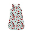Cauagu Ladybugs And Flowers 1 for Infant Wearable Blanket,Unisex, Girl