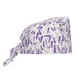 thumbnail image 1 of Cauagu Lavender Flowers Pattern 1 Pcs Working Caps,Adjustable Working Hats Elastic Scrub Hats Nurse Scrub Cap Nurse Hats Elastic Tie Back Hats Unisex,One Size, 1 of 7