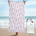 thumbnail image 1 of Cauagu Lavender Flowers Print Extra Large Bath Towels 1 Pack, Quick Drying Towels Highly Absorbent Bath Towel for for Body Sport Yoga SPA & Fitness-31.5"x63", 1 of 8