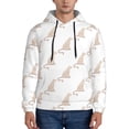thumbnail image 1 of Cauagu Leopard Print for Men's Pullover Hooded Sweatshirt Athletic Casual Hoodie Aautumn Hoodie Sweatshirt for Men Pullover Casual Hooded Sweatshirt-Large, 1 of 7
