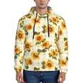 thumbnail image 1 of Cauagu Light Green Plaid Sunflower for Men's Pullover Hooded Sweatshirt Athletic Casual Hoodie Aautumn Hoodie Sweatshirt for Men Pullover Casual Hooded Sweatshirt-Large, 1 of 7