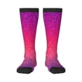 thumbnail image 1 of Cauagu Light Purple Glitter Print Women's Men's Ankle Socks 1-pack Casual Athletic Socks for Unisex Adult Moisture-Wicking Socks for Daily Wear/Running/Sport, 1 of 8
