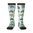 Cauagu Lighthouse Print Women's Men's Ankle Socks 1pack Casual