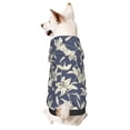 thumbnail image 1 of Cauagu Lilies Flowers Pattern Winter Pet Hoodie Sweatshirts- Dog Hoodie Sweater with Leash Hole - Cute Dog Hoodie - Pet Clothes Puppy Cat Custume -X-Small, 1 of 8