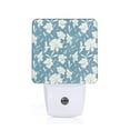 thumbnail image 1 of Cauagu Lilies Flowers Print LED Nightlight,0.5W Night Lights Plug into Wall 1 Pack with Dusk-to-Dawn Light Sensor Soft Glow Lamp for Bathroom Adult Hallway-UK, 1 of 7