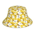 thumbnail image 1 of Cauagu Lilies Flowers for Unisex Bucket Hat,Outdoor Summer Beach Fishing Sun Hat Hot Summer Reflective Bucket Hat Fun Outdoor Vacation Hat for Men and Women, 1 of 6