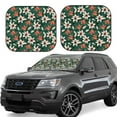 thumbnail image 1 of Cauagu Lilies Flowers Cauagu {designName} Print Foldable Car Windshield Sun Shade | Front Windshield Shade for Sun | Fits Small Sedans, Mini SUVs, Hatchbacks-Medium, 1 of 6
