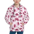 thumbnail image 1 of Cauagu Lilies Flowers for Youth Pullover Hoodie Sweatshirts Hoodie Sweatshirt Aautumn Long-Sleeve Pullover Casual Hooded Sweatshirt for Youth-Large, 1 of 6