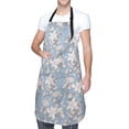 thumbnail image 1 of Cauagu Lily Flower Aprons with Pockets,Waterproof Apron for Women,Kitchen Cooking Apron Adjustable Bib Aprons Chef Apron for Cooking,Drawing,Crafting, 1 of 8