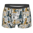 thumbnail image 1 of Cauagu Llama and Cactus1 Print Boxer Briefs for Men,Comfortable Breathable Men's Underwear Moisture Wicking Underpants -Small, 1 of 8
