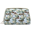 thumbnail image 1 of Cauagu Mallard Ducks And Roses Print Large Cosmetic Bag,Portable Cosmetics Pouch Travel Makeup Bag Large Capacity Travel Makeup Case Organizer Makeup Brush Organizer, 1 of 8
