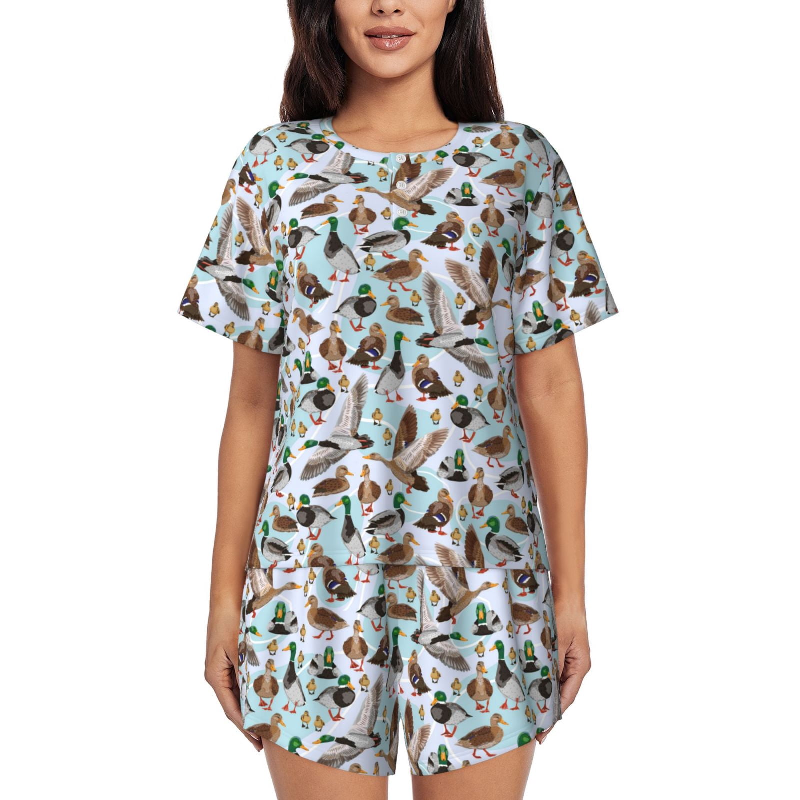 SS 2pc PJs - Mallard Ducks