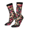 thumbnail image 1 of Cauagu Many Kind Of Flowers Print Crew Socks for Women and Men,Adult Athletic Running Socks 1-Pair Sports Socks Work Gear Socks with Moisture Wicking, 1 of 6