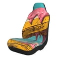 thumbnail image 1 of Cauagu Melting Banana Fantasy Print Car Seat Covers,Universal Automotive Seat Covers Car Seat Protectors Easy to Install Car Cover Car Accessories Auto rucks Van & SUV-1, 1 of 9