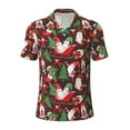 Cauagu Merry Christmas1 Print Men's Polo Shirts, ShortSleeve Polo
