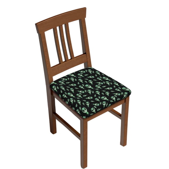 Cauagu Monster Cartoons for Dining Chair Seat Covers,Slipcovers Kitchen Chair Covers Upholstered Chair Seat Cushion Cover Chair Seat Protector-Six Piece