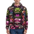 thumbnail image 1 of Cauagu Monstrous Cartoon Characters for Men's Pullover Hooded Sweatshirt Athletic Casual Hoodie Aautumn Hoodie Sweatshirt for Men Pullover Casual Hooded Sweatshirt-Large, 1 of 7