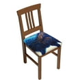 thumbnail image 1 of Cauagu Moonlit Blue Wolf for Dining Chair Seat Covers,Slipcovers Kitchen Chair Covers Upholstered Chair Seat Cushion Cover Chair Seat Protector-Six Piece, 1 of 7