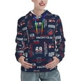 thumbnail image 1 of Cauagu Nautical Style Sailboat for Women's Hooded Sweatshirts Pullover Hoodie for Women Fall Workout Sweat Long Sleeve Preppy Sweatshirts-Small, 1 of 7