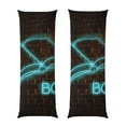 thumbnail image 1 of Cauagu Neon Sign For Books for Long Body Pillowcase 1 PCS,Soft Long Pillow Cover Decorative Pillow Case Hidden Zipper Closure Pillowcase,NOT Included Pillow (20'' x54''), 1 of 7