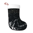 thumbnail image 1 of Cauagu New York City1 for Christmas Stockings,1-Pack Large Xmas Stocking Holiday and Farmhouse Stocking Fit for Christmas Holiday Party Decoration(17.7*11 Inch), 1 of 7